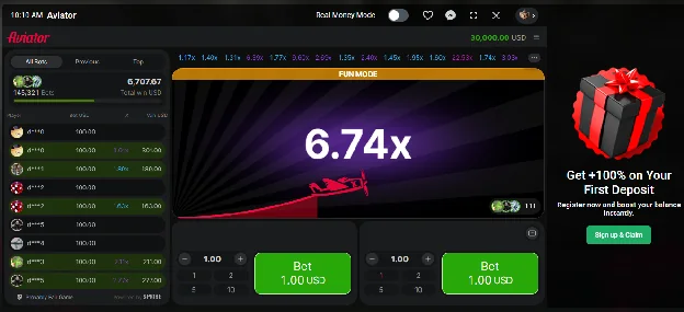 LEON Casino Aviator Crash Game